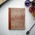 [Various Sizes] Brown Marble Journal with Leather Spine