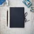 [Various Sizes] UNLINED Blue Soft Leather Journal with Tie