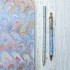 Mauve Marble Pen & Pencil