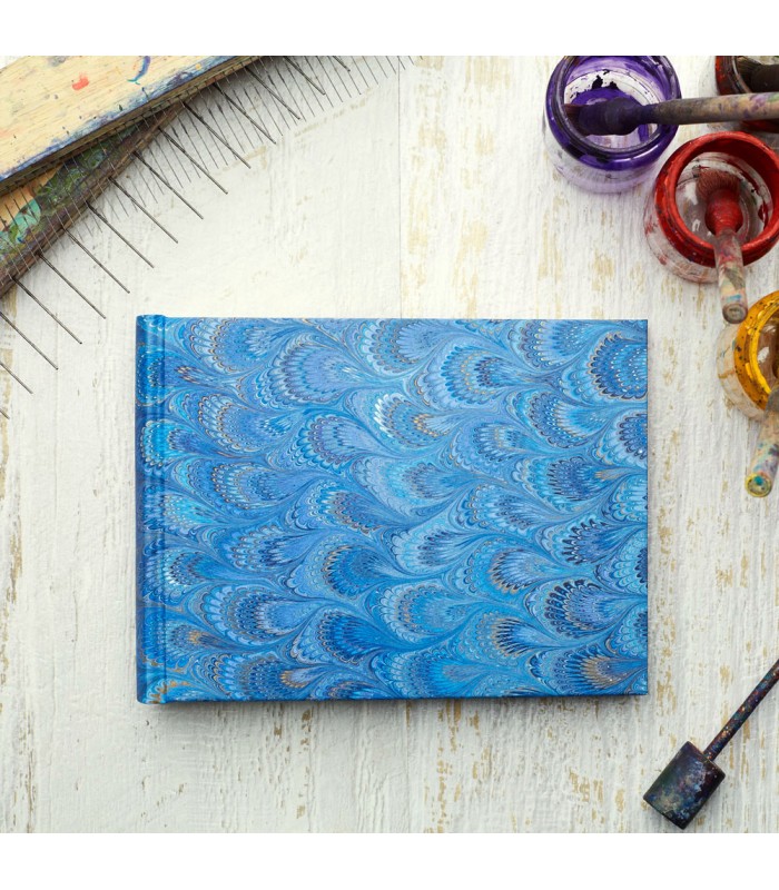 Royal Blue Marbled Album