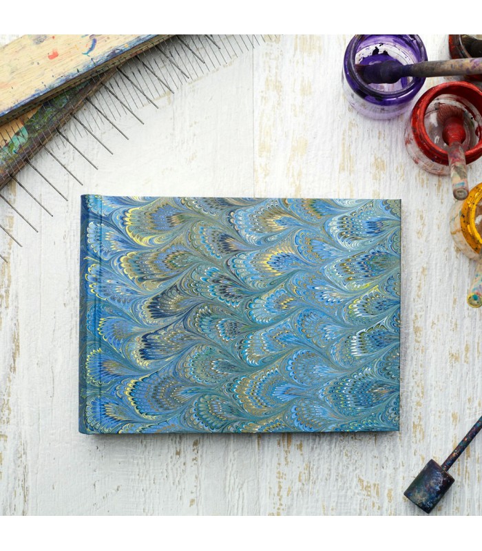 Marine Blue Marbled Album