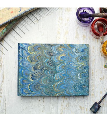 Marine Blue Marbled Album