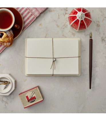 Deckled Edge Folded Card and Envelope