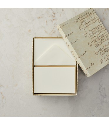 Deckled Edge Note Card and Envelope