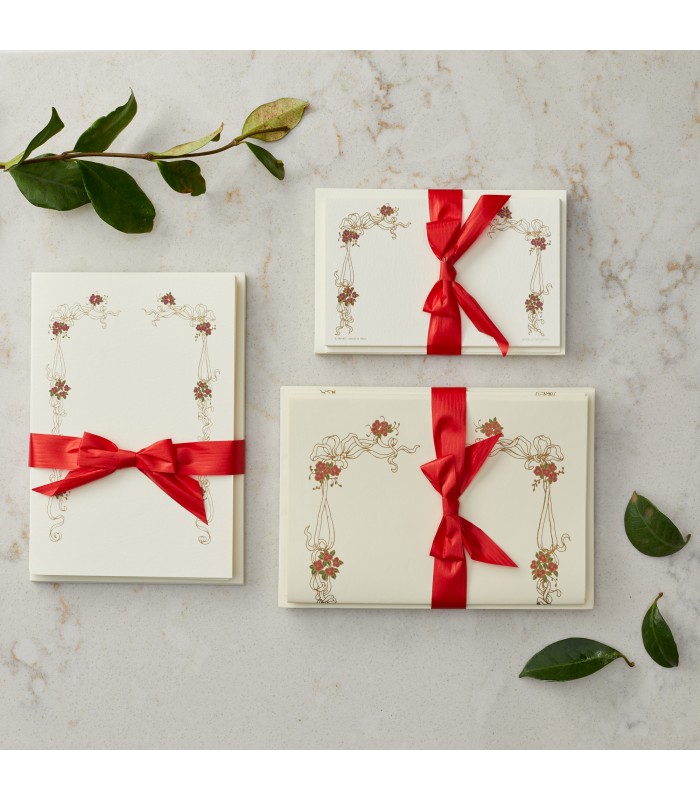 [Various formats] Cornice Rossa Stationary Sets
