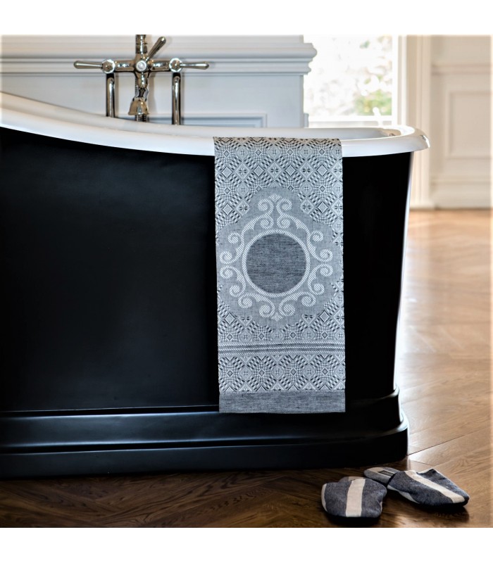 [Various Colours] Medallion Bath Towel
