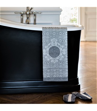 [Various Colours] Medallion Bath Towel